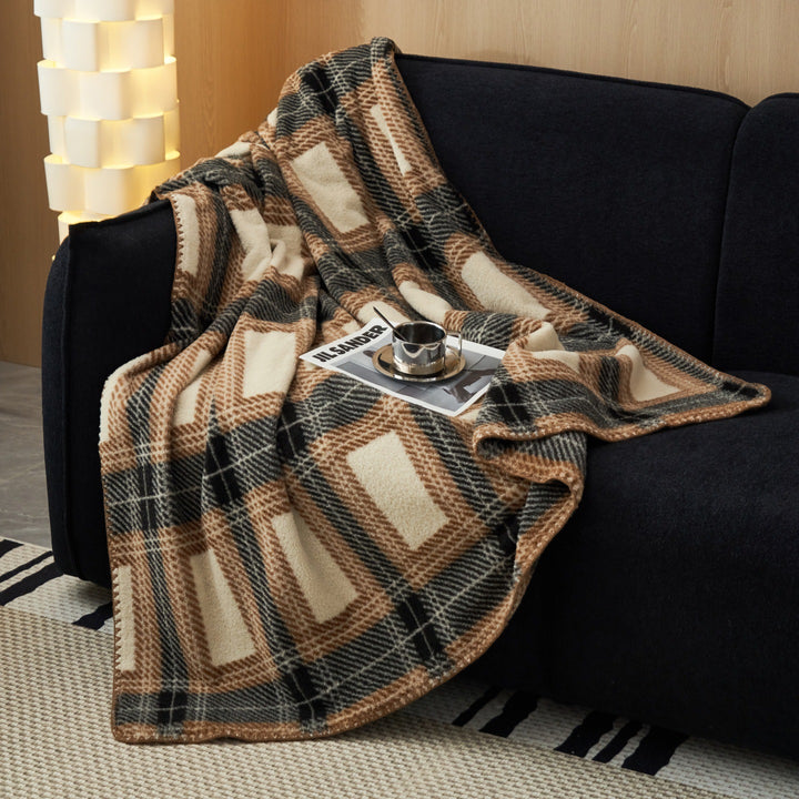 Cozy Decorative Fleece Throw Blanket
