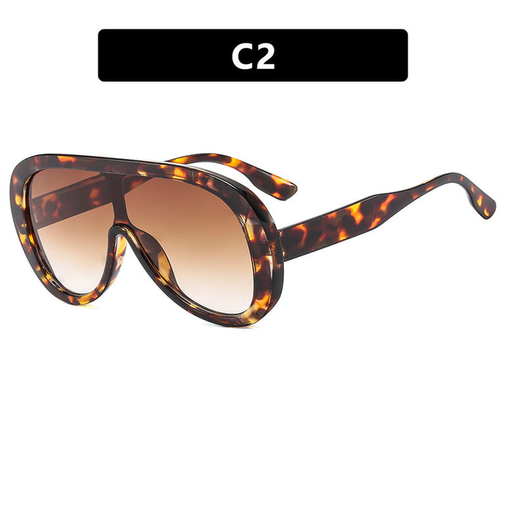 Women’s futuristic sports sunglasses with wide lens and UV protection Stornfield
