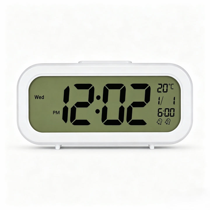 Digital alarm clock with temperature sensor and large LED display Stornfield