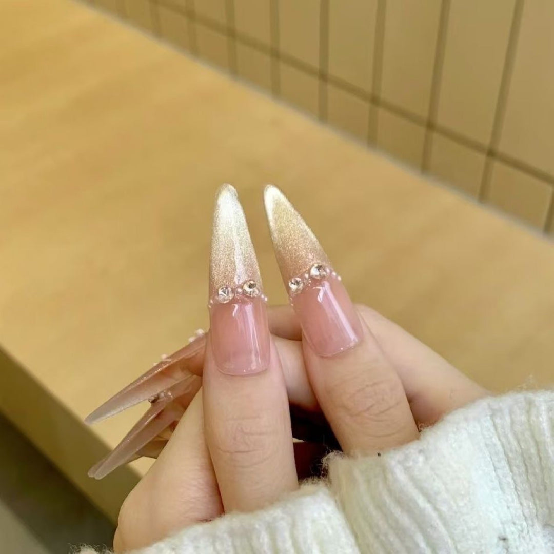 Glamorous Stiletto Nail Extensions