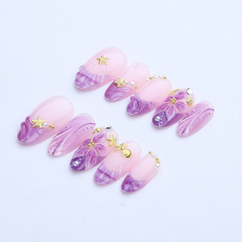 Artistic Ombre Press-On Nail Art Set