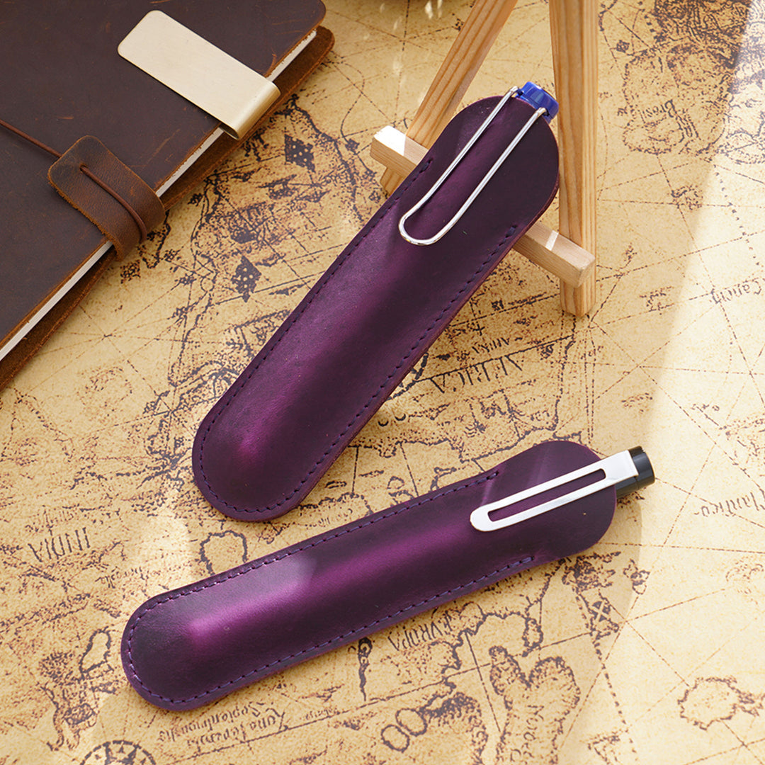Premium Leather Pen Sleeve