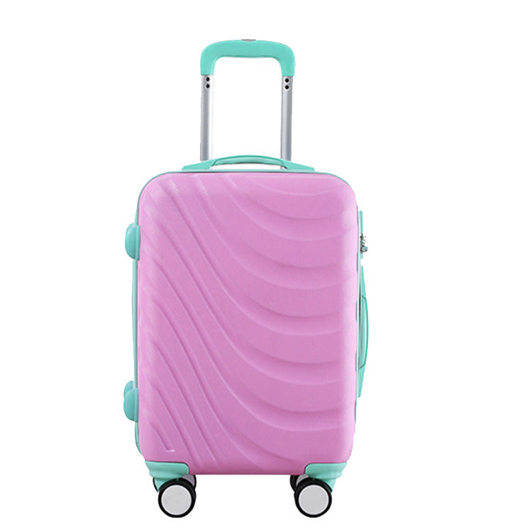Unisex Stylish Wave-Pattern Hard Shell Carry-on Suitcase Stornfield