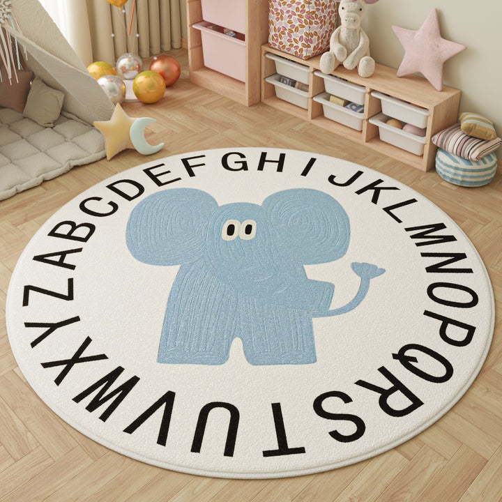 Children's Fun-Themed Round Area Mat Stornfield