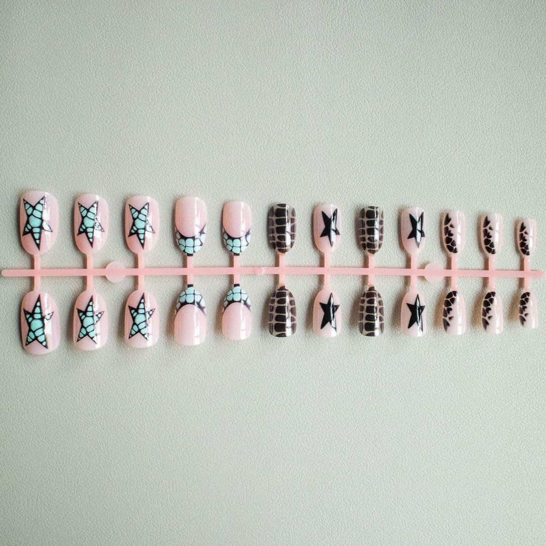 Artistic Star and Geometric Nail Art Kit