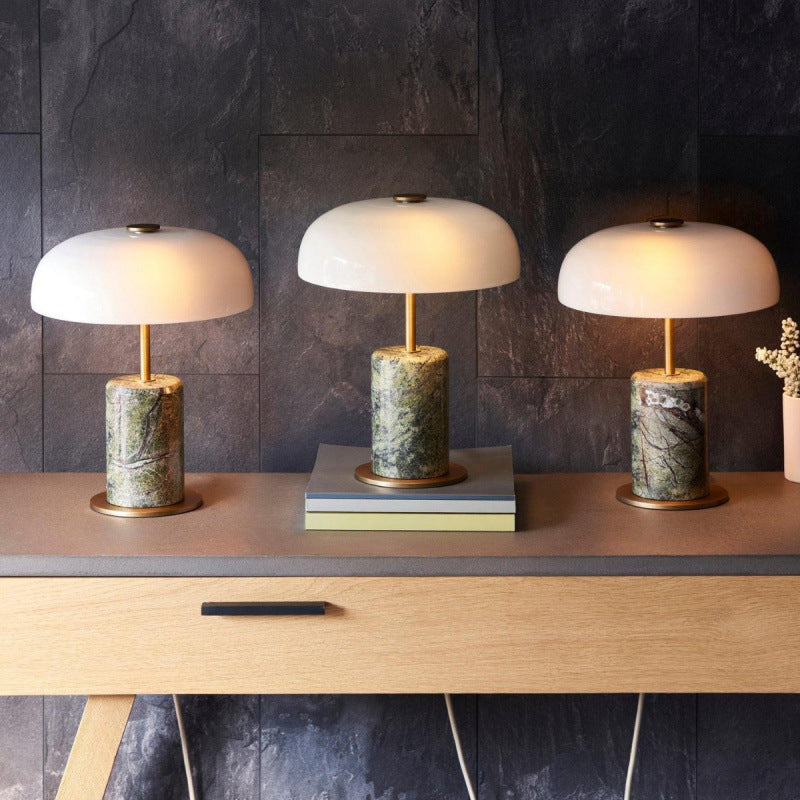 Marble-Base Table Lamp