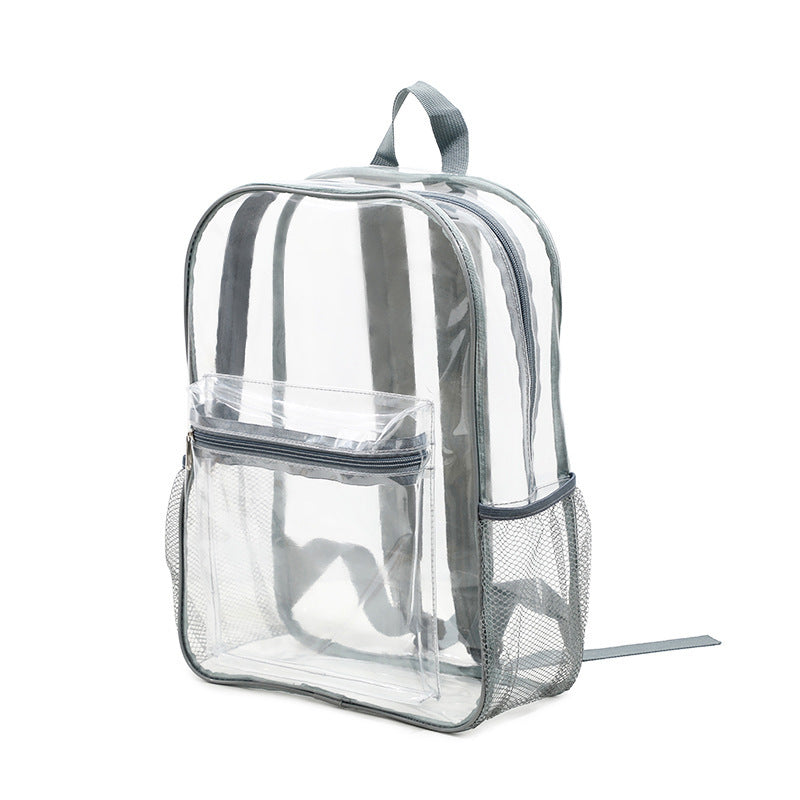 Transparent backpack with practical organizer Stornfield