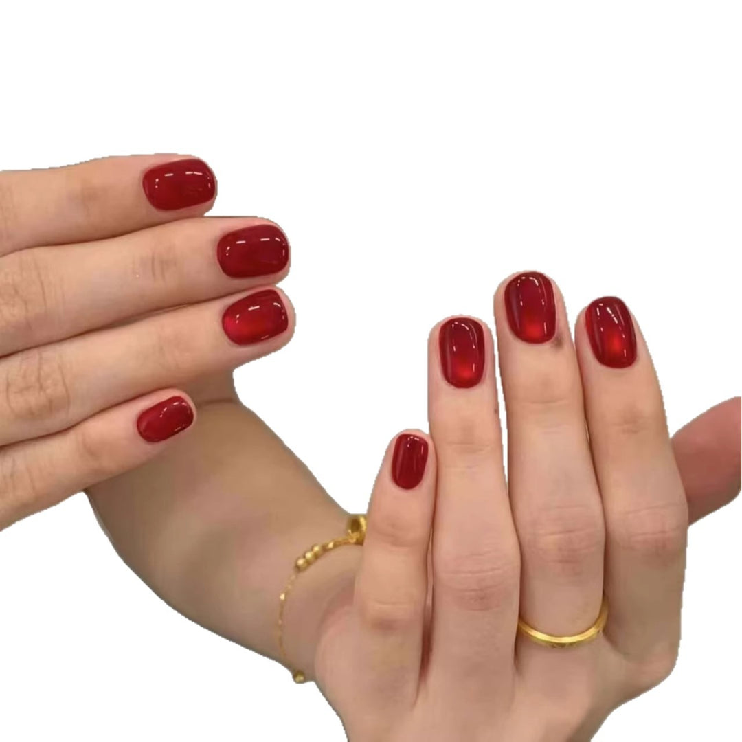 Shiny Gel Nail Extensions Stornfield