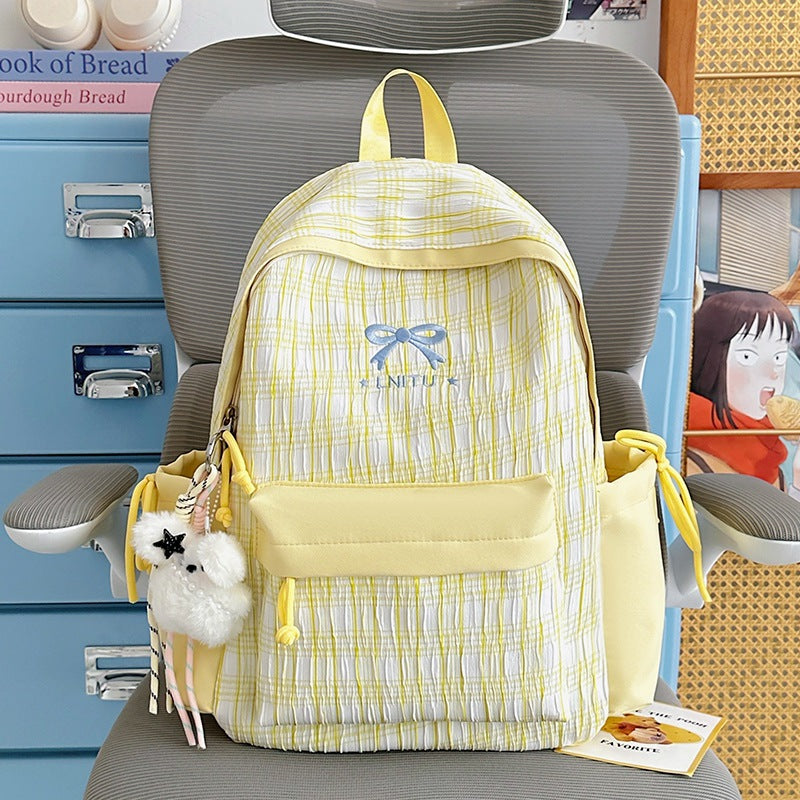 Checked Patterned Casual Backpack Stornfield
