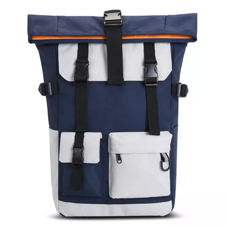 Modern rolltop backpack with multifunctional exterior pockets Stornfield