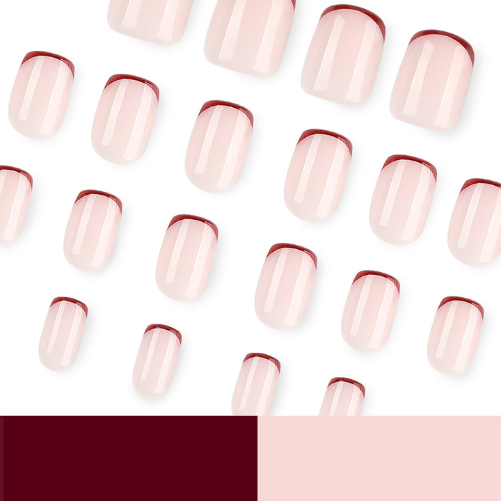 Elegant and stylish nail art with narrow colored accents Stornfield
