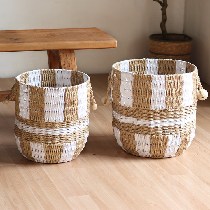 Handcrafted storage basket Stornfield