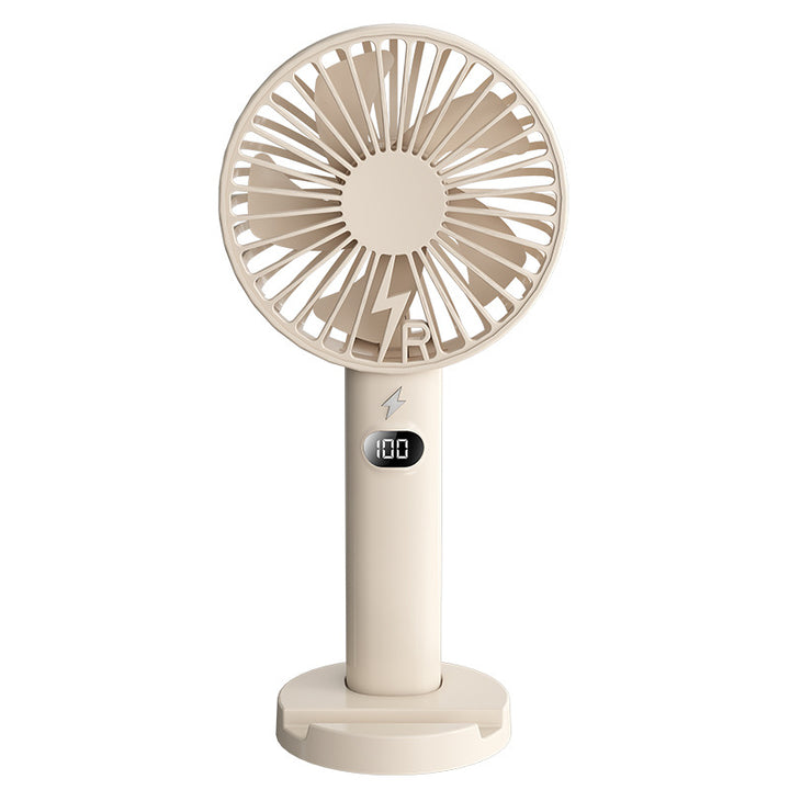 Unisex Portable Hand Fan with Digital Display Stornfield