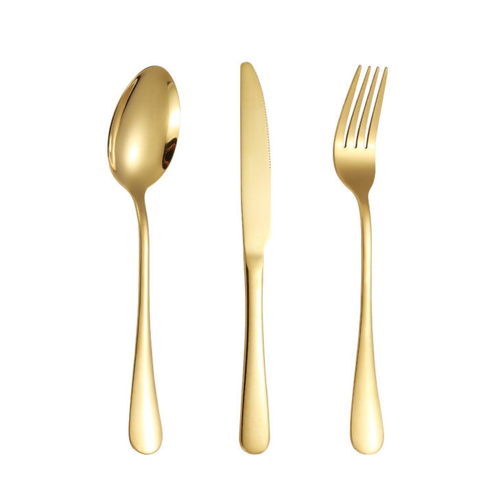 Elegant stainless steel cutlery set with ergonomic handle Stornfield