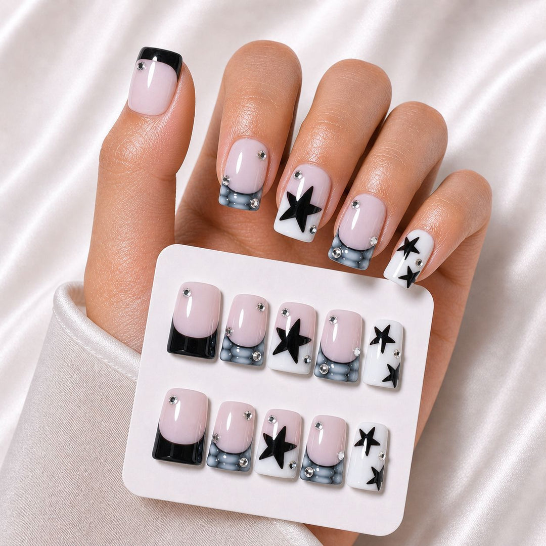 Glamorous Nail Art Press-On Set Stornfield
