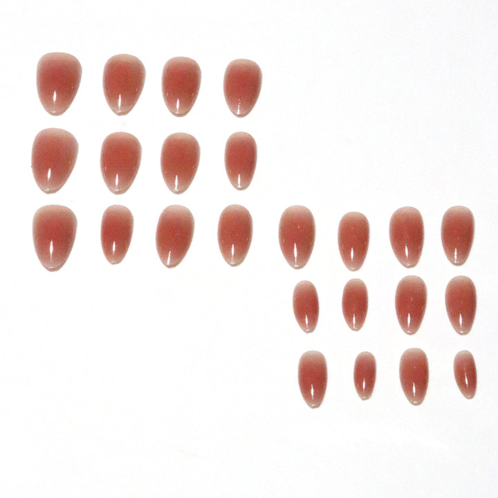 Glossy Ombre Almond-Shaped Nail Tips Stornfield