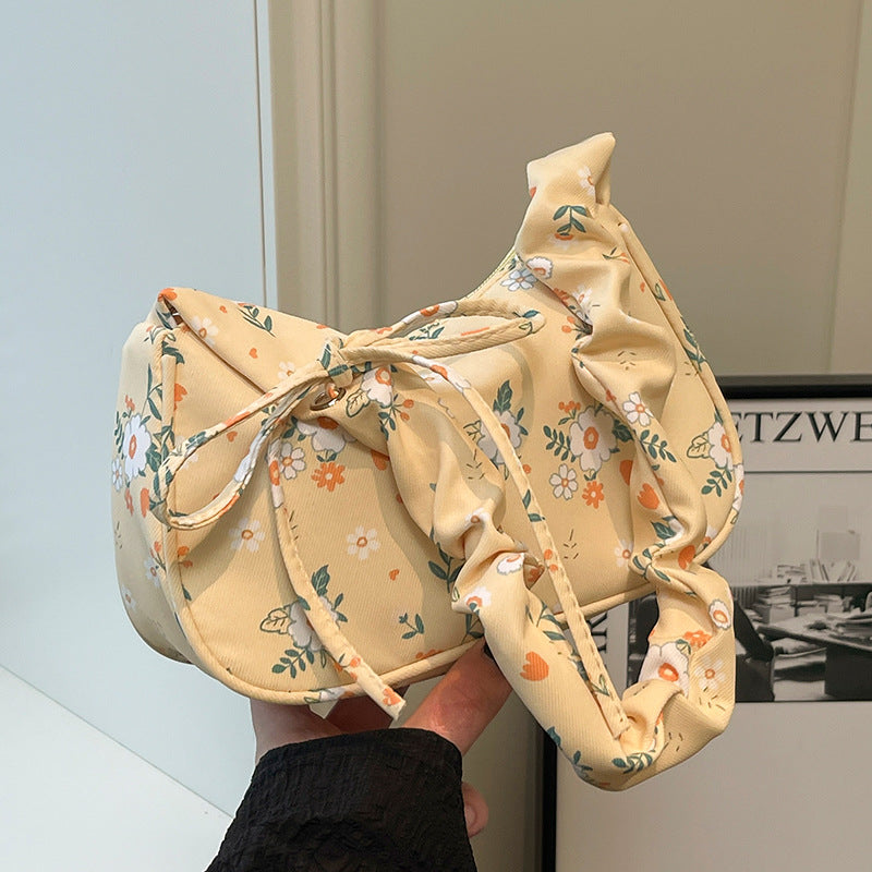 Floral Print Shoulder Bag