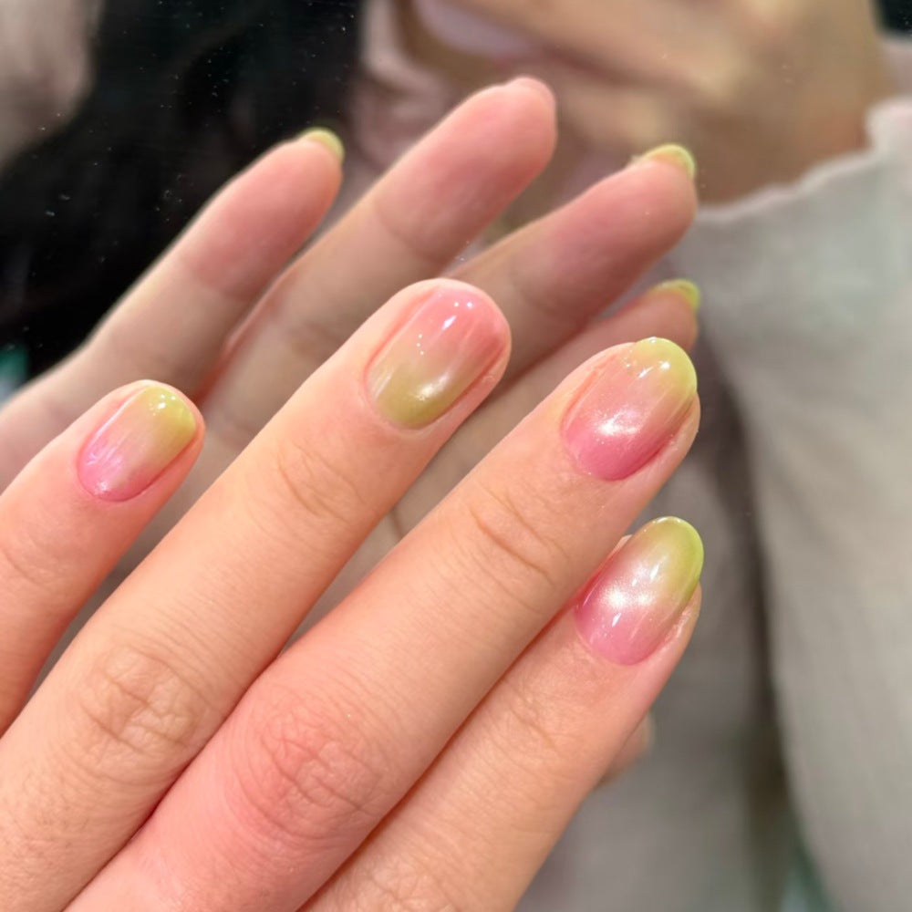 Artificial nails with elegant ombre design Stornfield