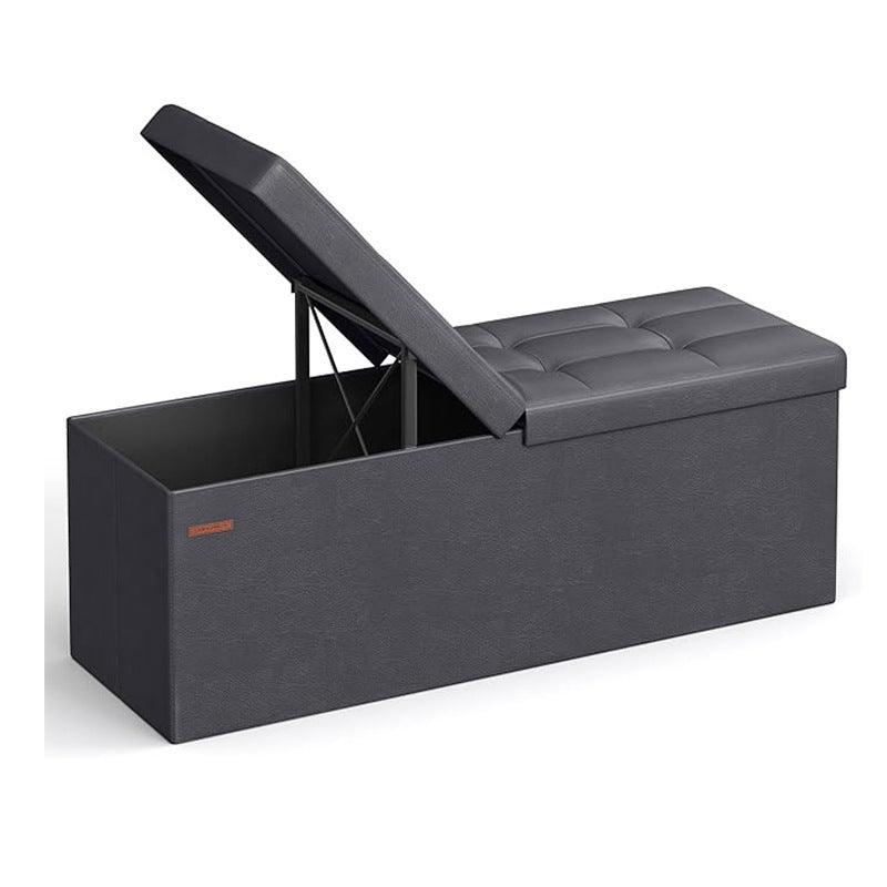 Versatile Upholstered Storage Stool Stornfield
