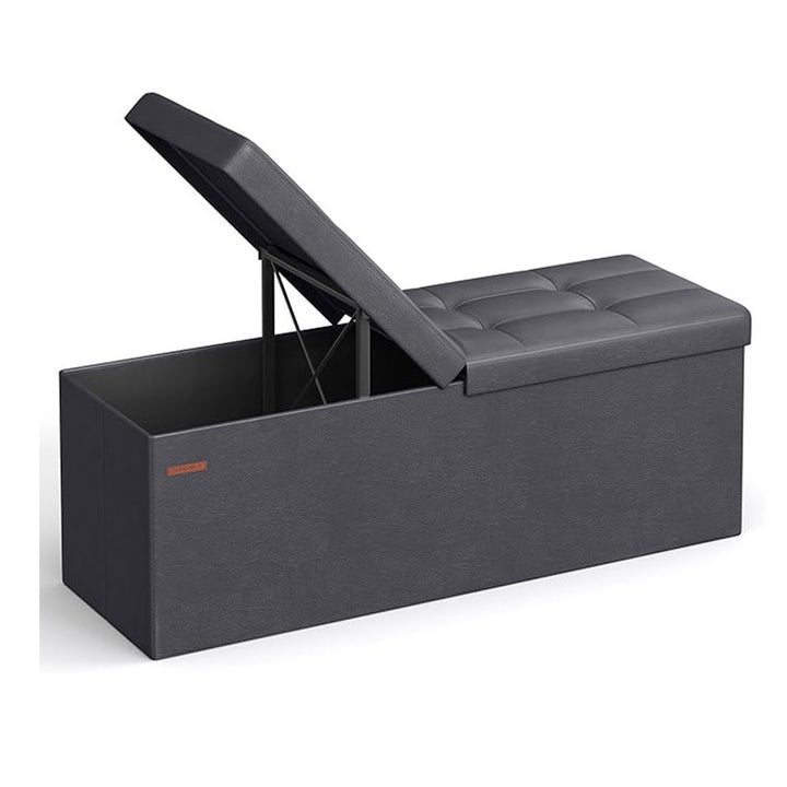 Versatile Upholstered Storage Stool Stornfield