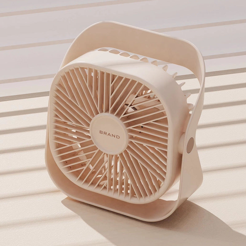 Unisex ceiling-mounted circular industrial fan with swivel carrying handle Stornfield