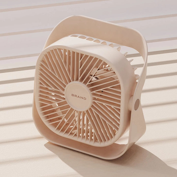 Unisex ceiling-mounted circular industrial fan with swivel carrying handle Stornfield