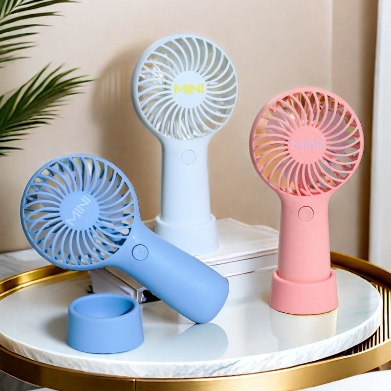Women Portable Mini Handheld Fan with Ergonomic Design Stornfield