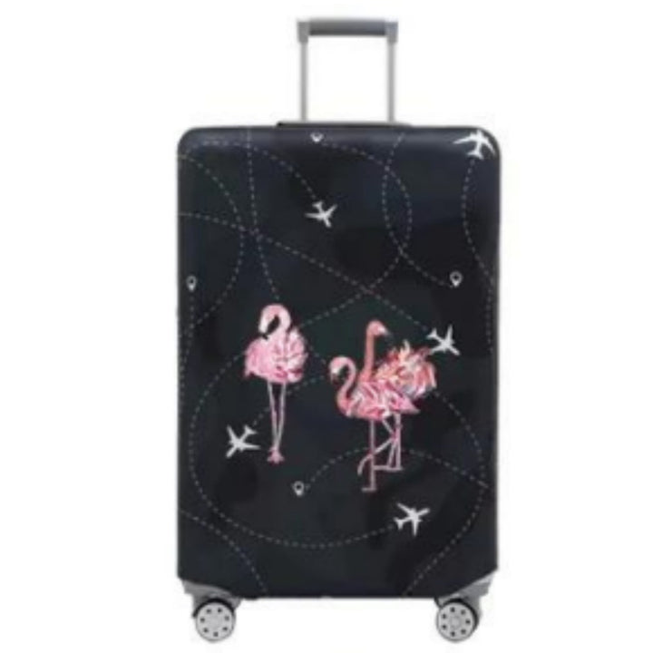 Women's Hard Shell Suitcase with Playful Flamingo Design Stornfield