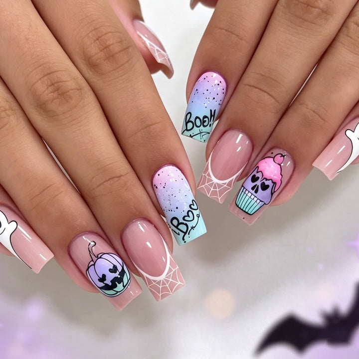 Artistic Halloween-Themed Nail Art Extensions Stornfield 1789915354
