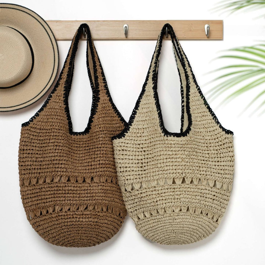 Handcrafted straw bag with sophisticated design Stornfield