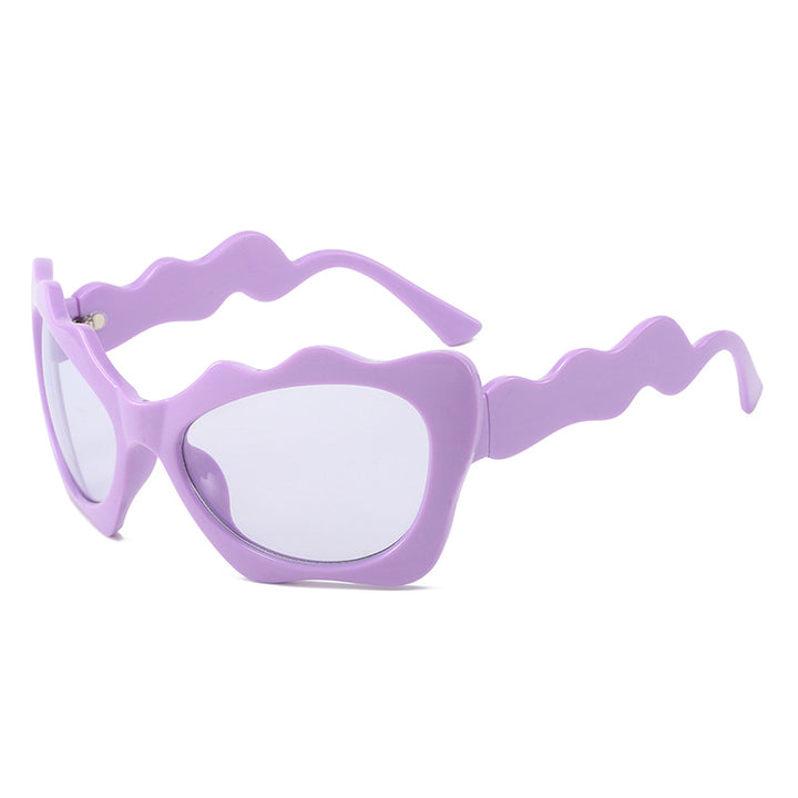 Ladies extravagant sunglasses with wavy frame design Stornfield