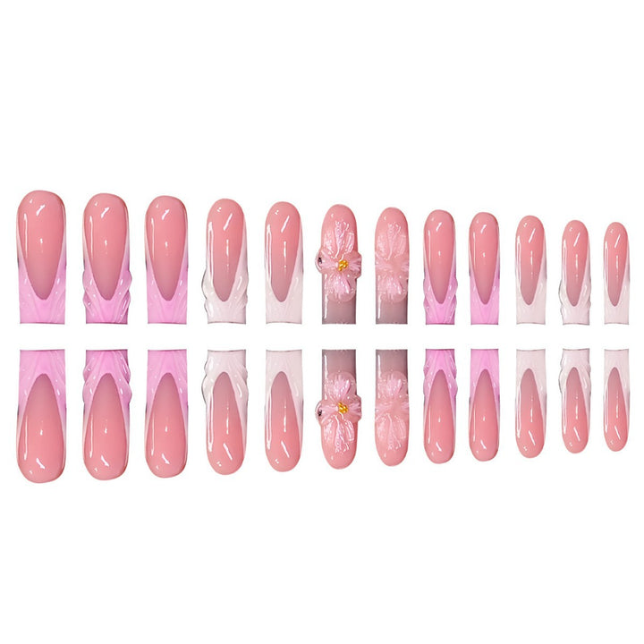 3D Floral Design Press-On Nails Stornfield