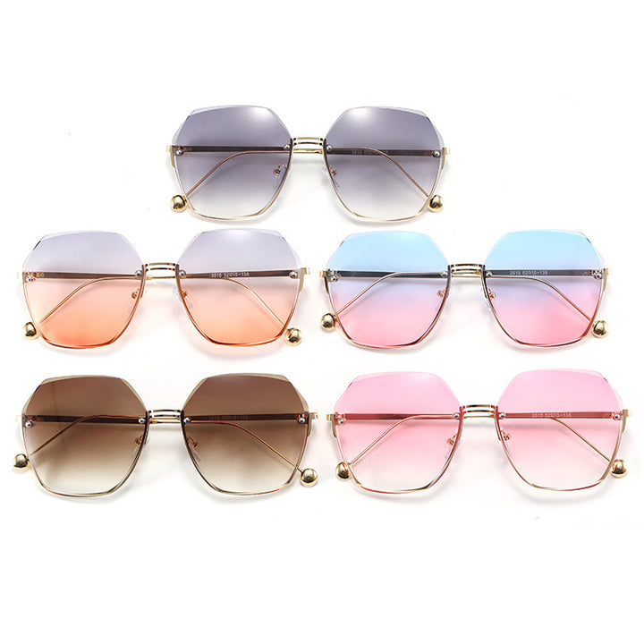 Ladies oversized sunglasses in modern hexagon style Stornfield