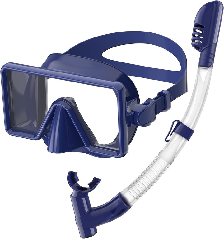 High-quality diving mask with wide field of vision and flexible snorkel Stornfield
