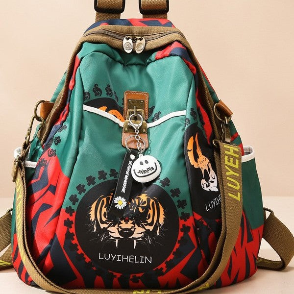 Artistic Graphic Drawstring Backpack Stornfield