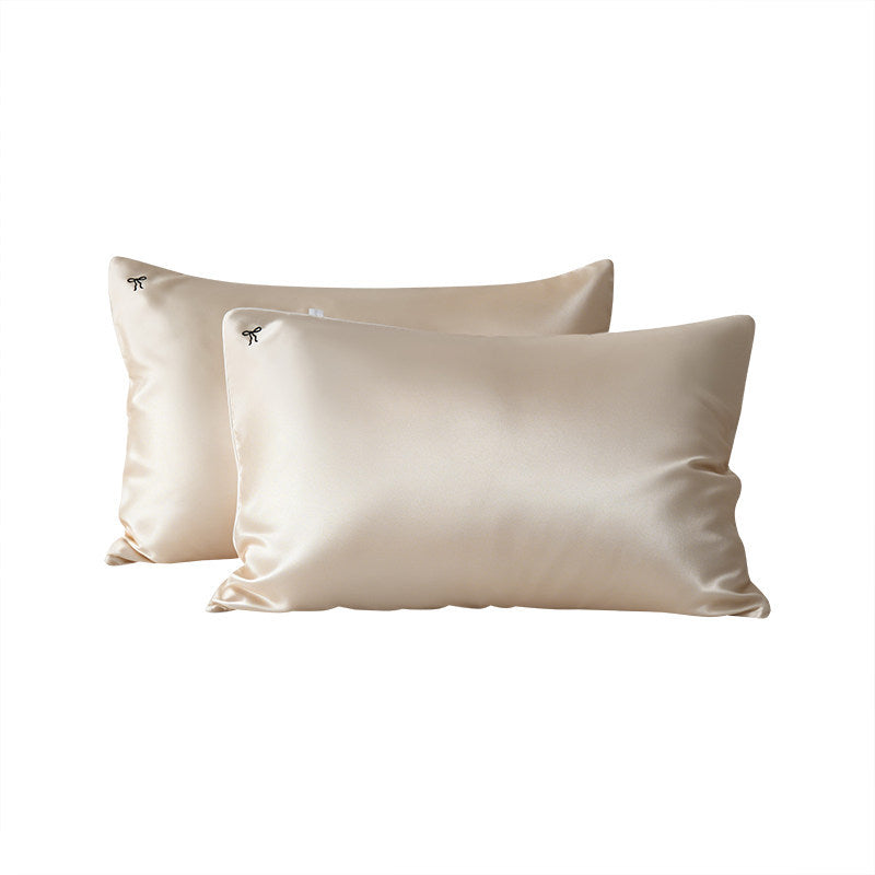 Silky Satin Pillowcase Pair for Hair & Skin Care with Hidden Closure