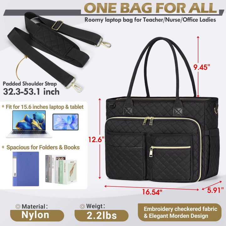 High-quality and multifunctional organizer shoulder bag Stornfield