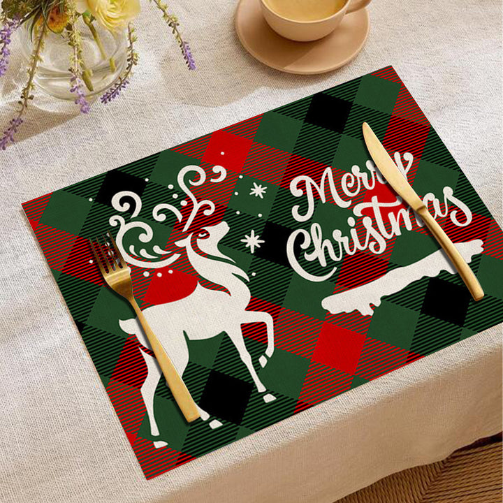 Festive Christmas-Themed Placemats
