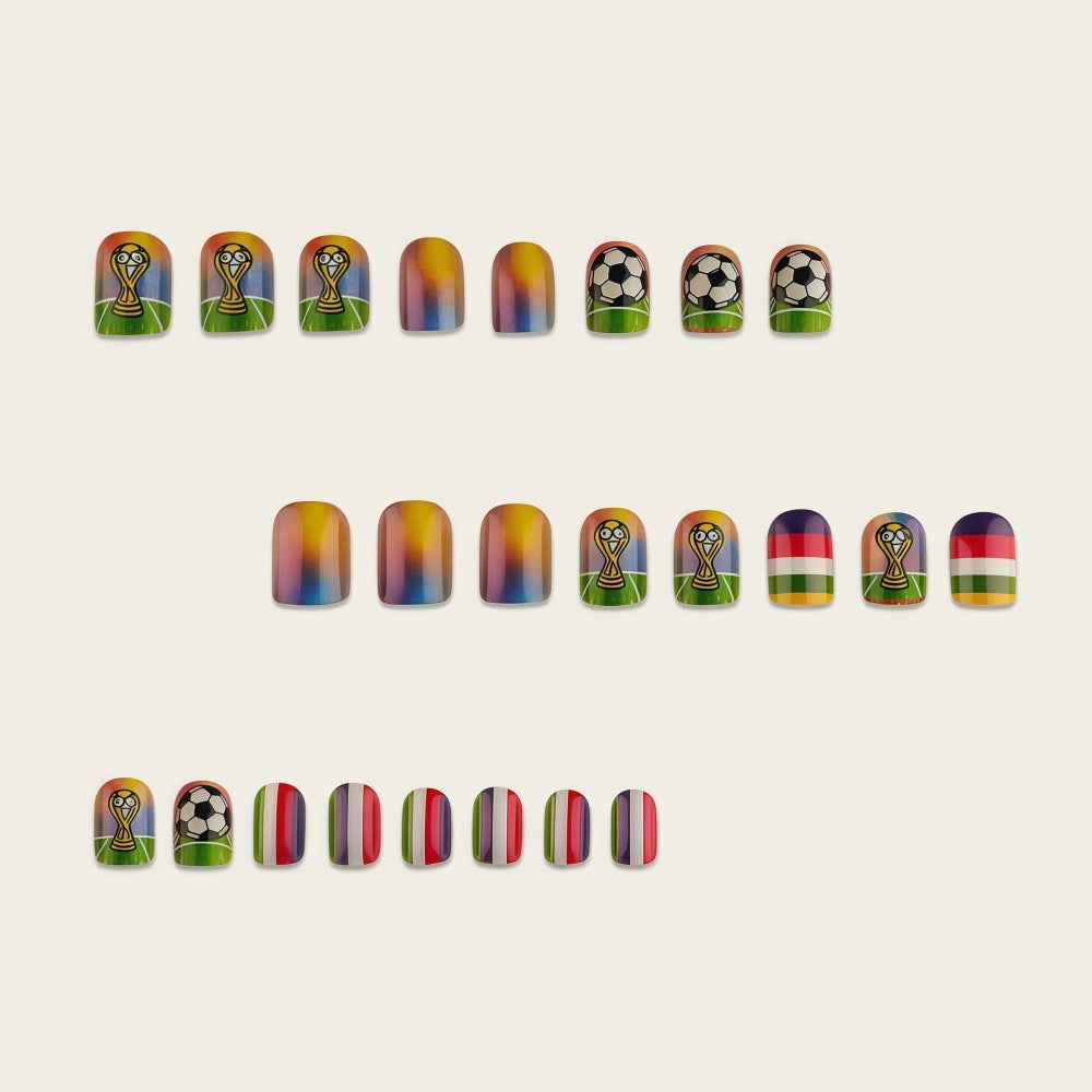 Sporty Football Nail Art Stornfield