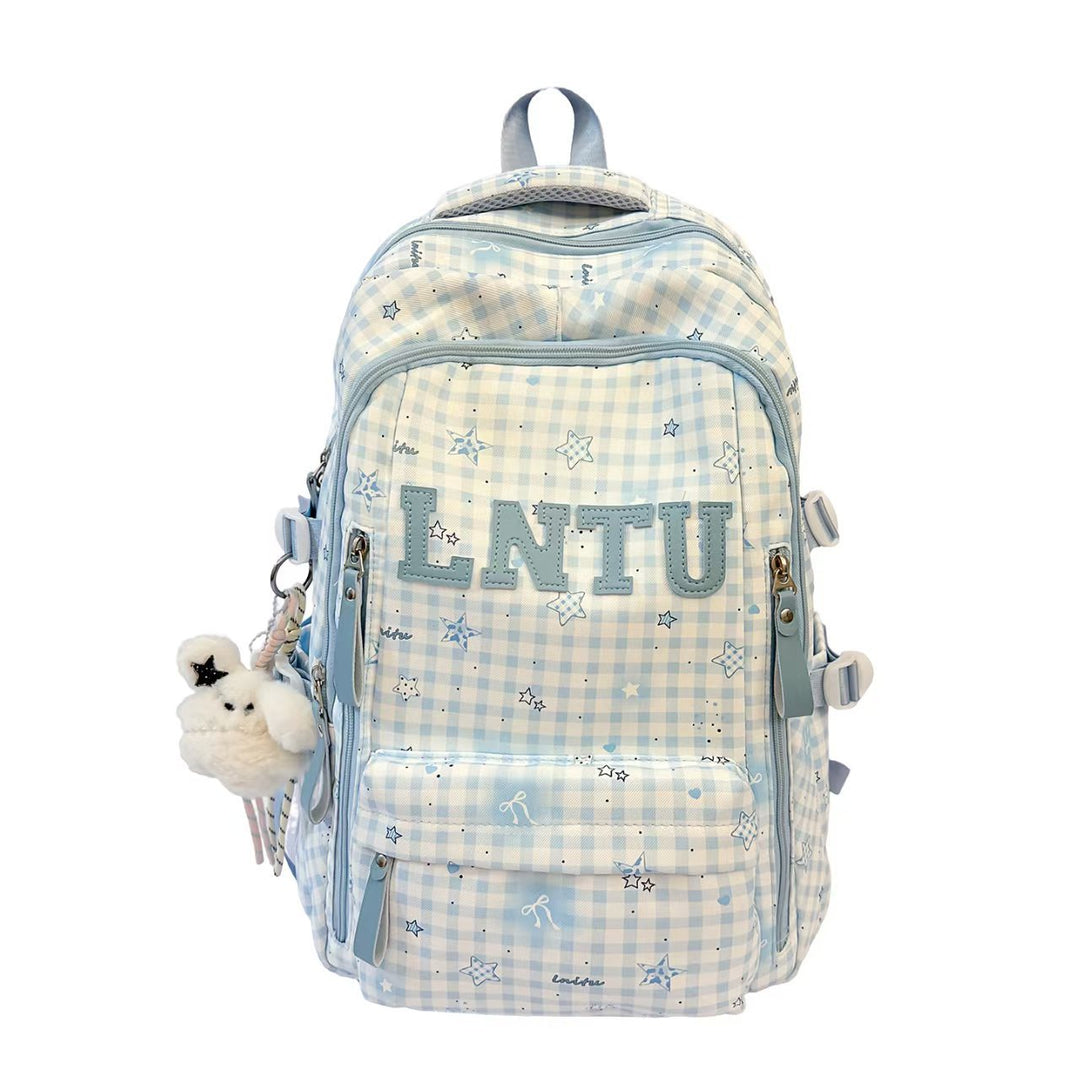 Stylish Checkered Backpack Stornfield