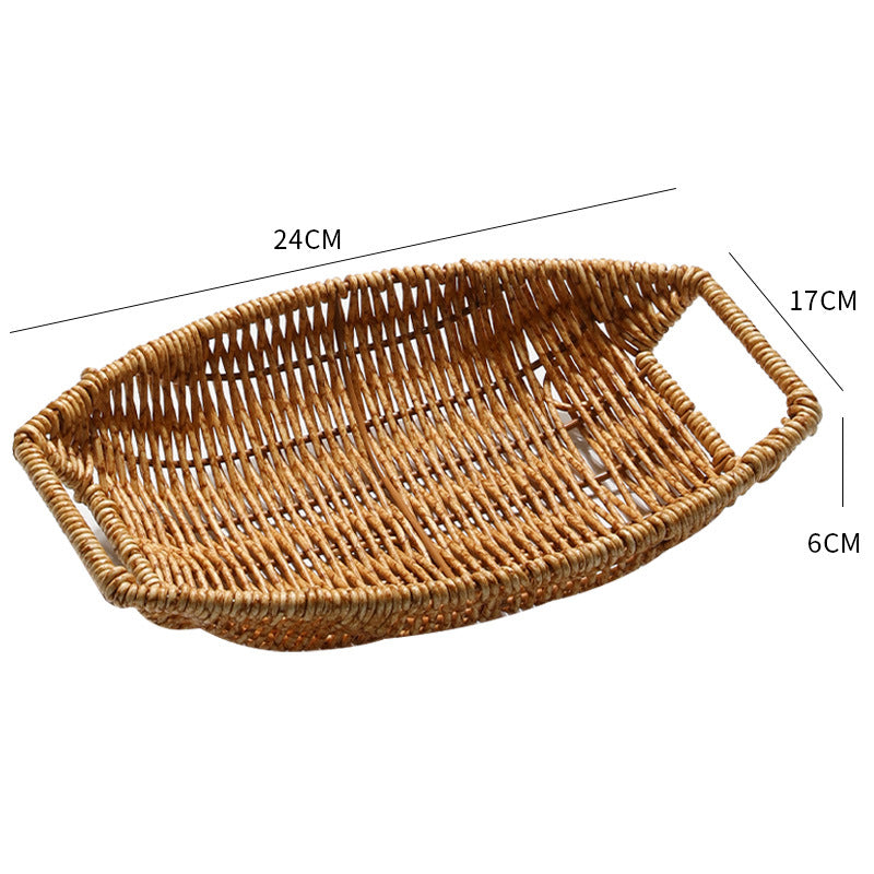 Handwoven Decorative Serving Basket Stornfield