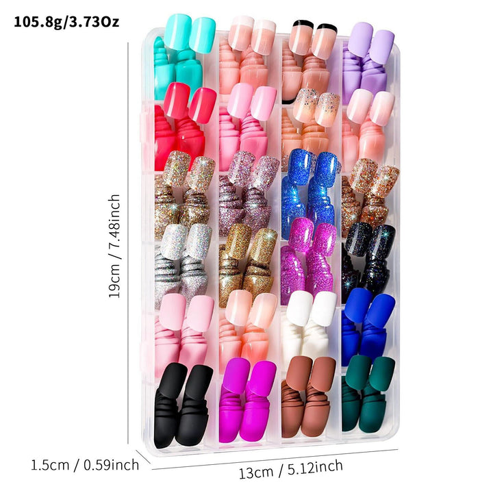 Versatile Multi-Design Press-On Nail Set Stornfield