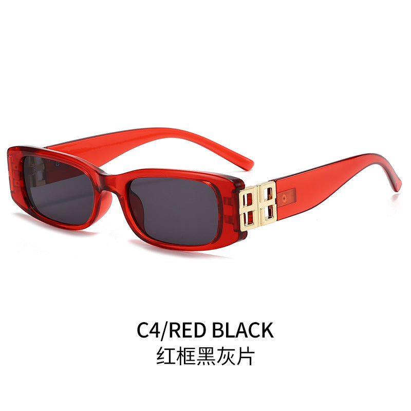 Ladies' fashionable sunglasses with luxurious gold-colored accent Stornfield