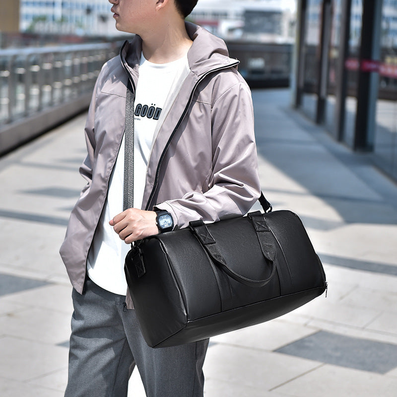 Durable Leather Travel Duffle Stornfield