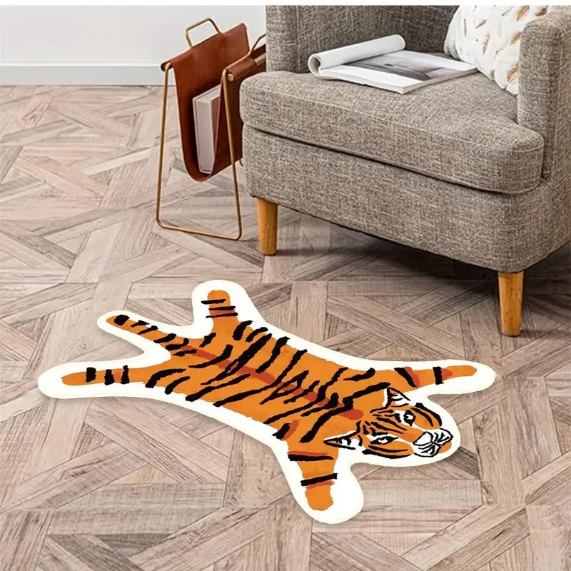 Tiger-shaped Decorative Rug