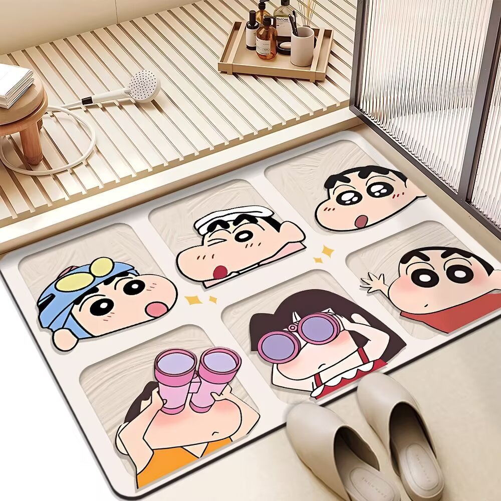 Cartoon Character Bathroom Mat