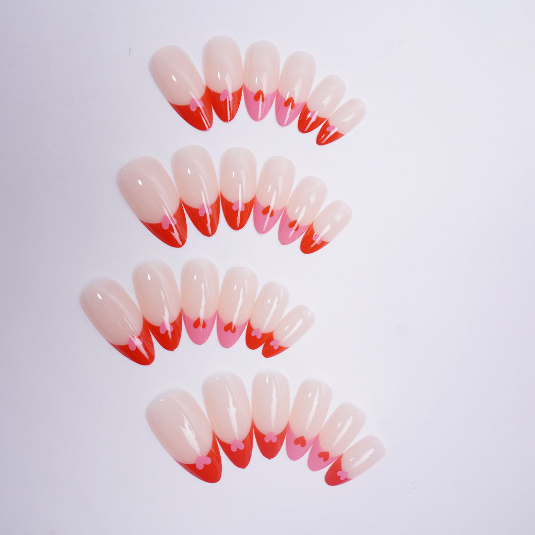 Nail art set with heart design Stornfield