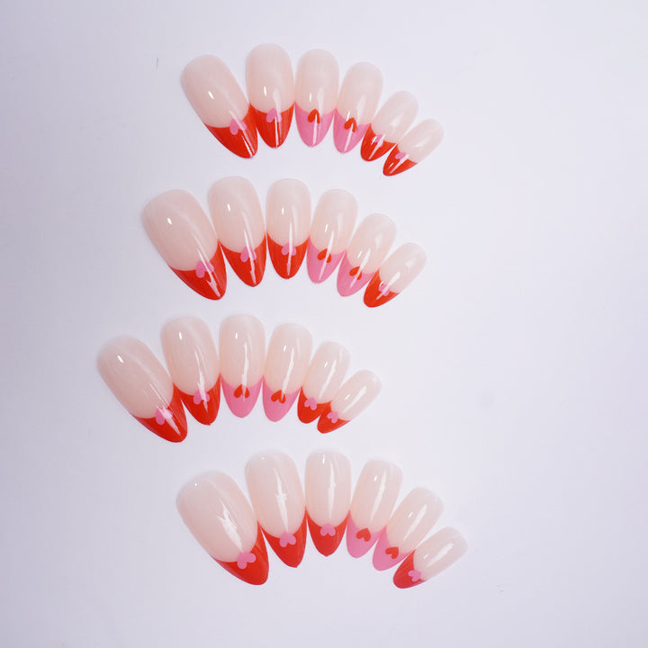 Nail art set with heart design Stornfield