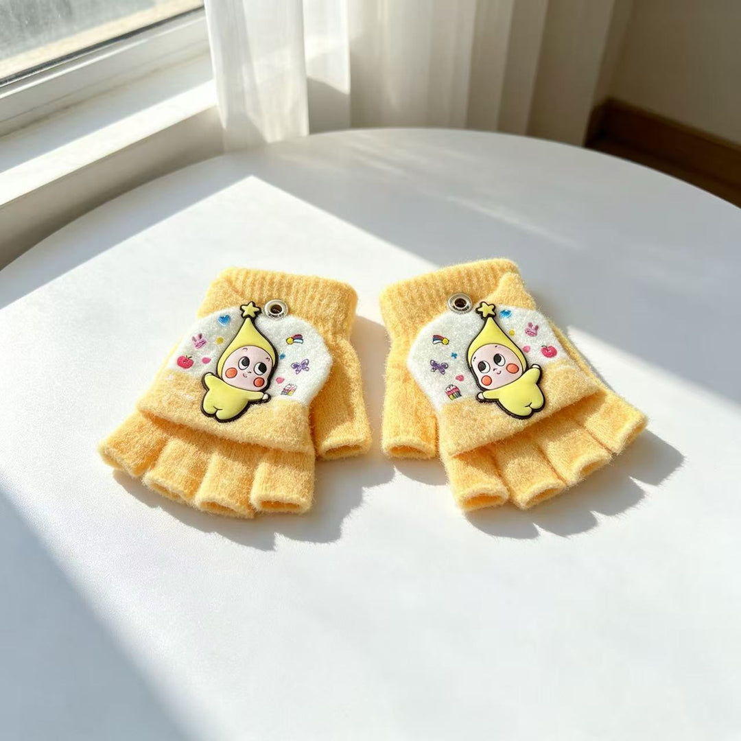 Cute Cartoon-Themed Fingerless Gloves Stornfield