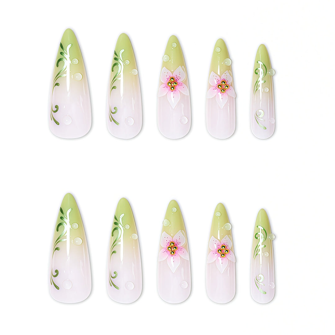 Elegant Stiletto Nail Art Extensions Stornfield